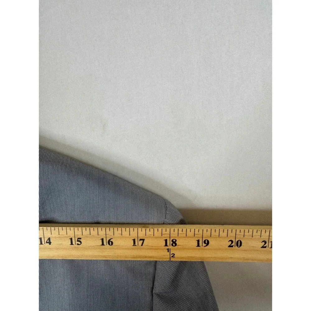 Banana Republic Mens 38R Standard Fit Grey Havana Fabric Wool Blazer Jacket
